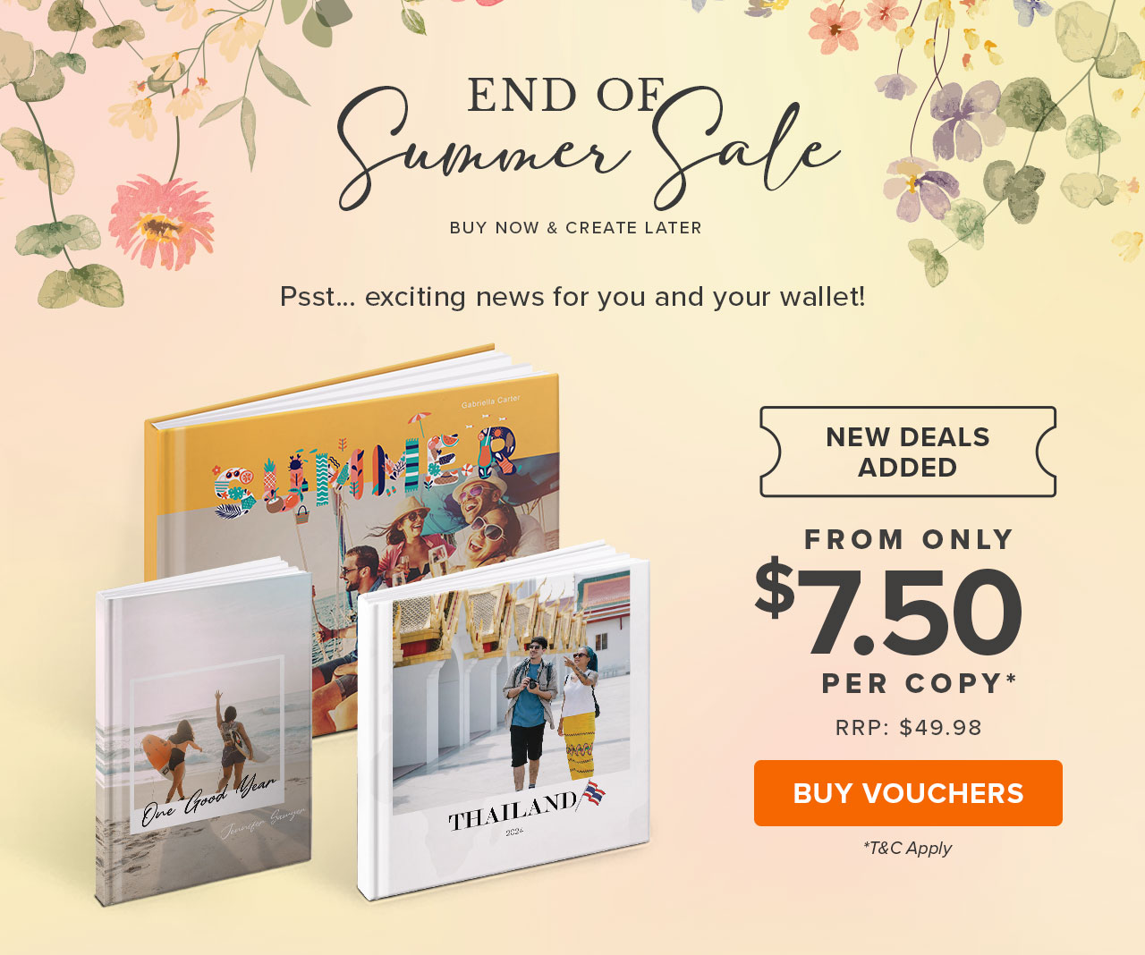 END OF SUMMER SALE 
