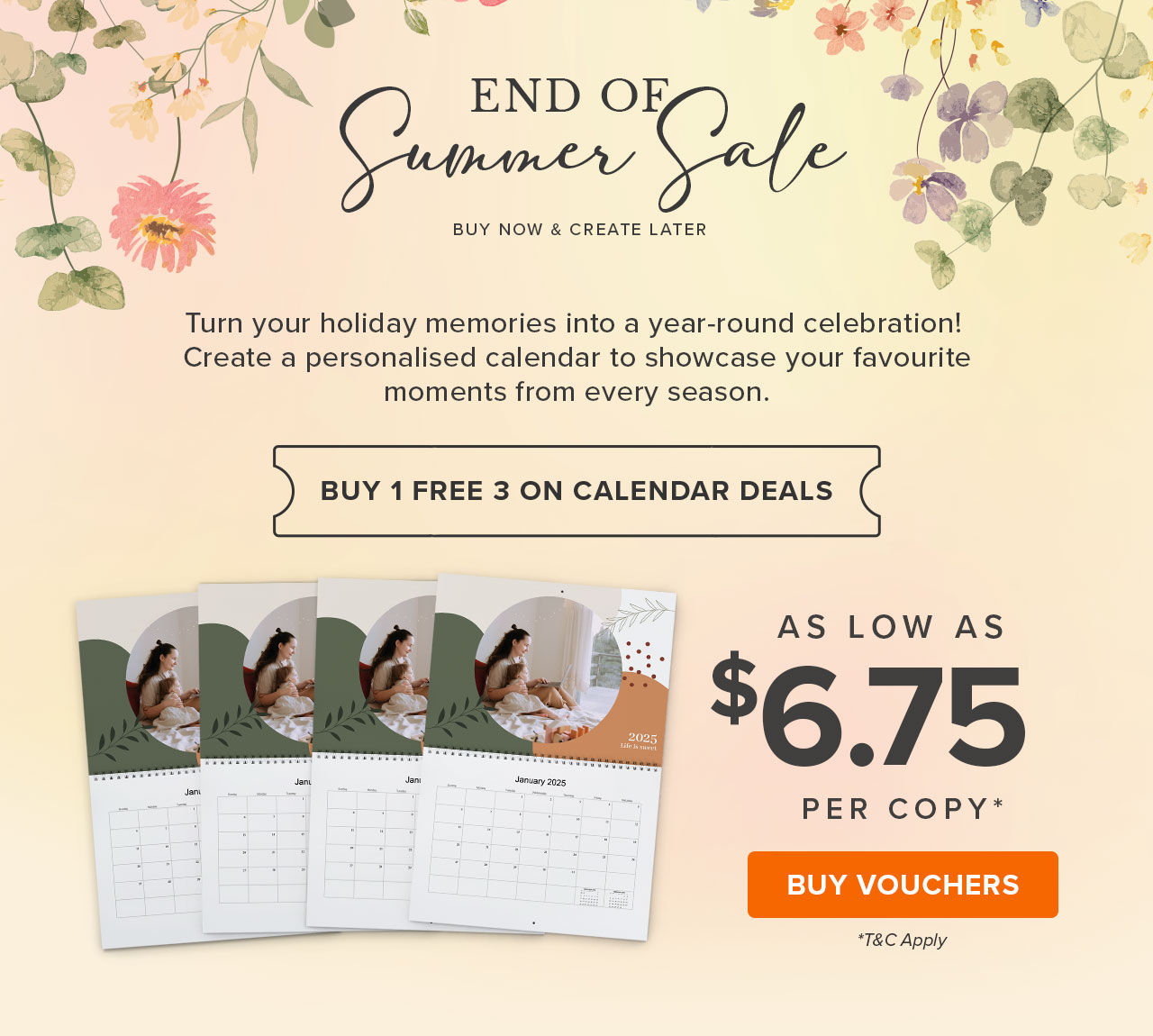 END OF SUMMER SALE