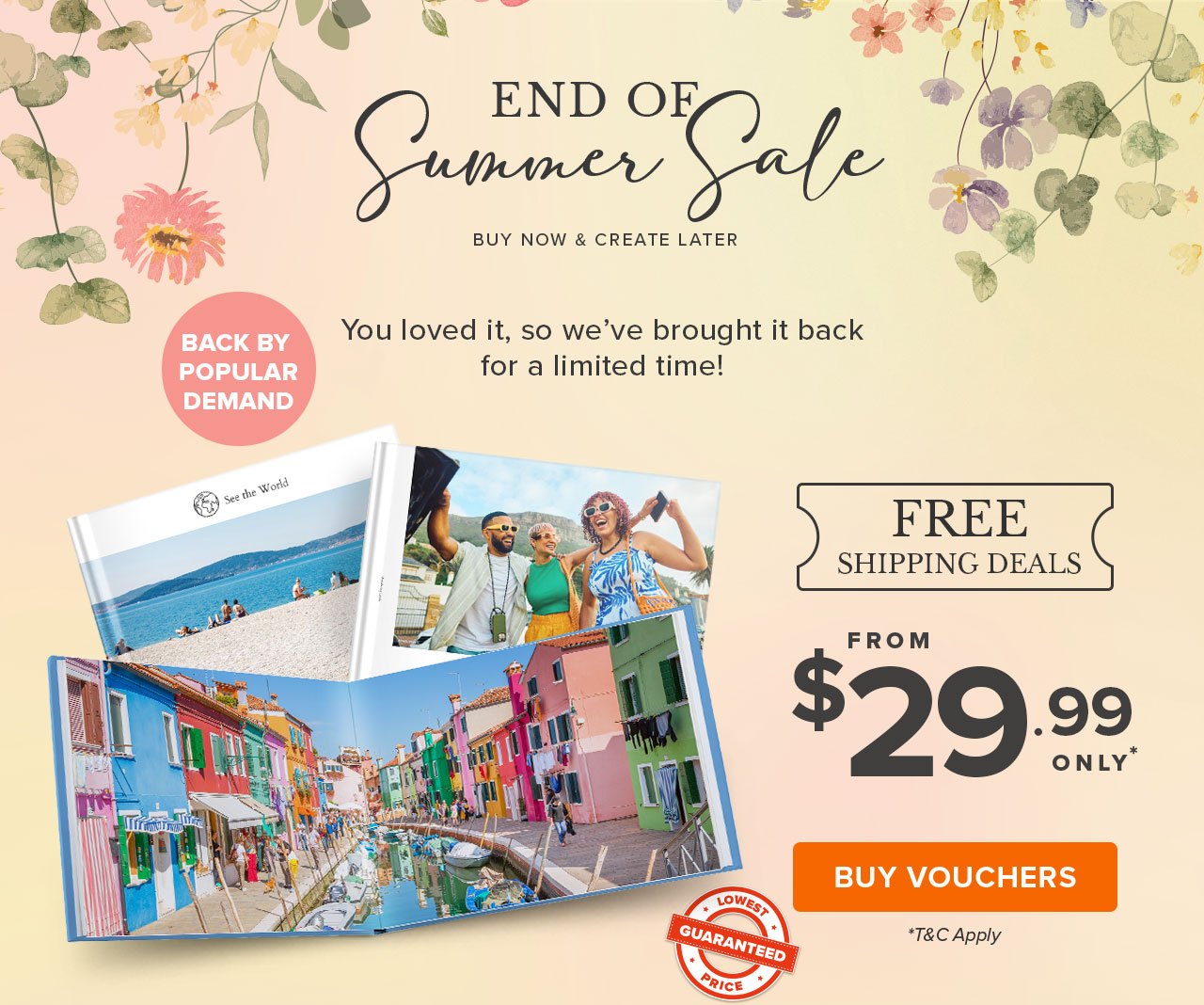 END OF SUMMER SALE