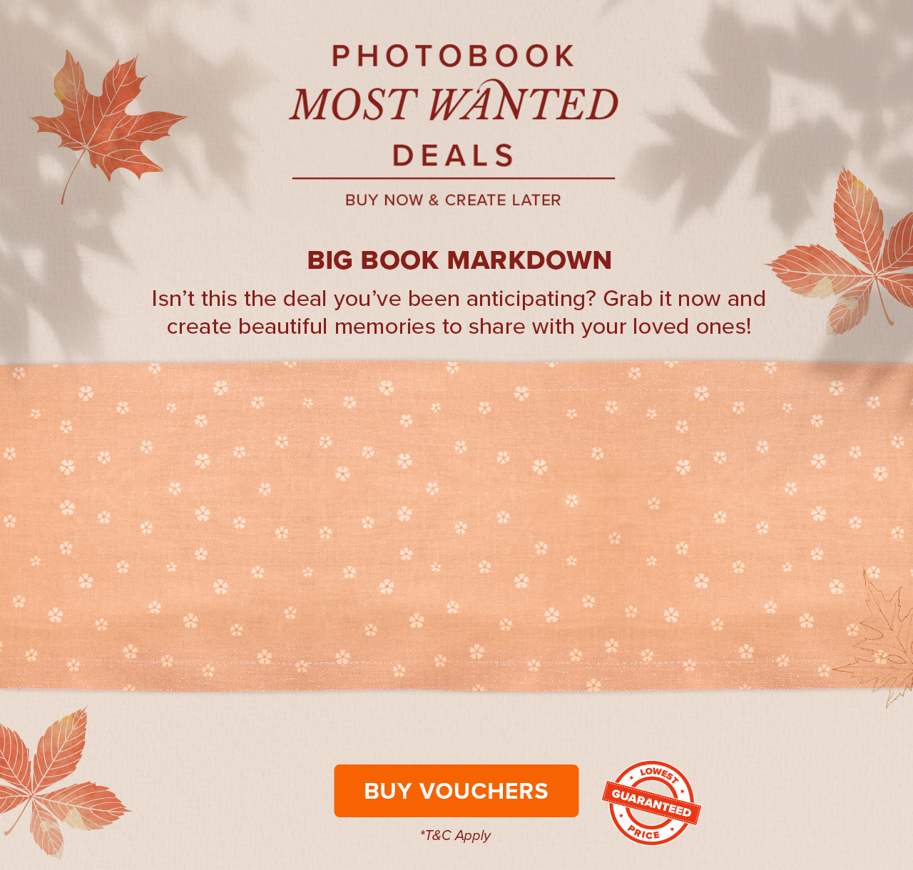 PHOTOBOOK MOST WANTED DEALS