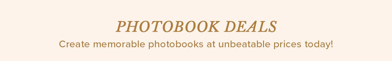PHOTOBOOK DEALS