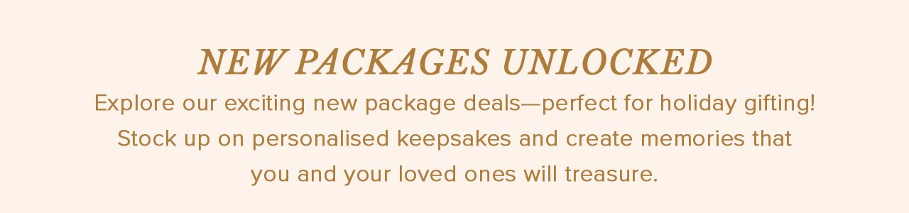 NEW PACKAGES UNLOCKED