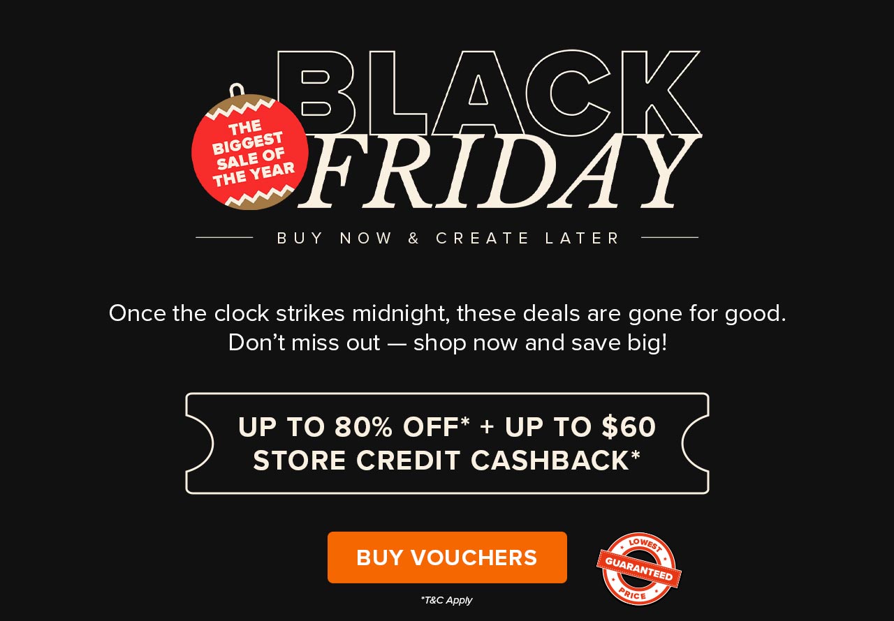 BLACK FRIDAY | THE BIGGEST SALE OF THE YEAR