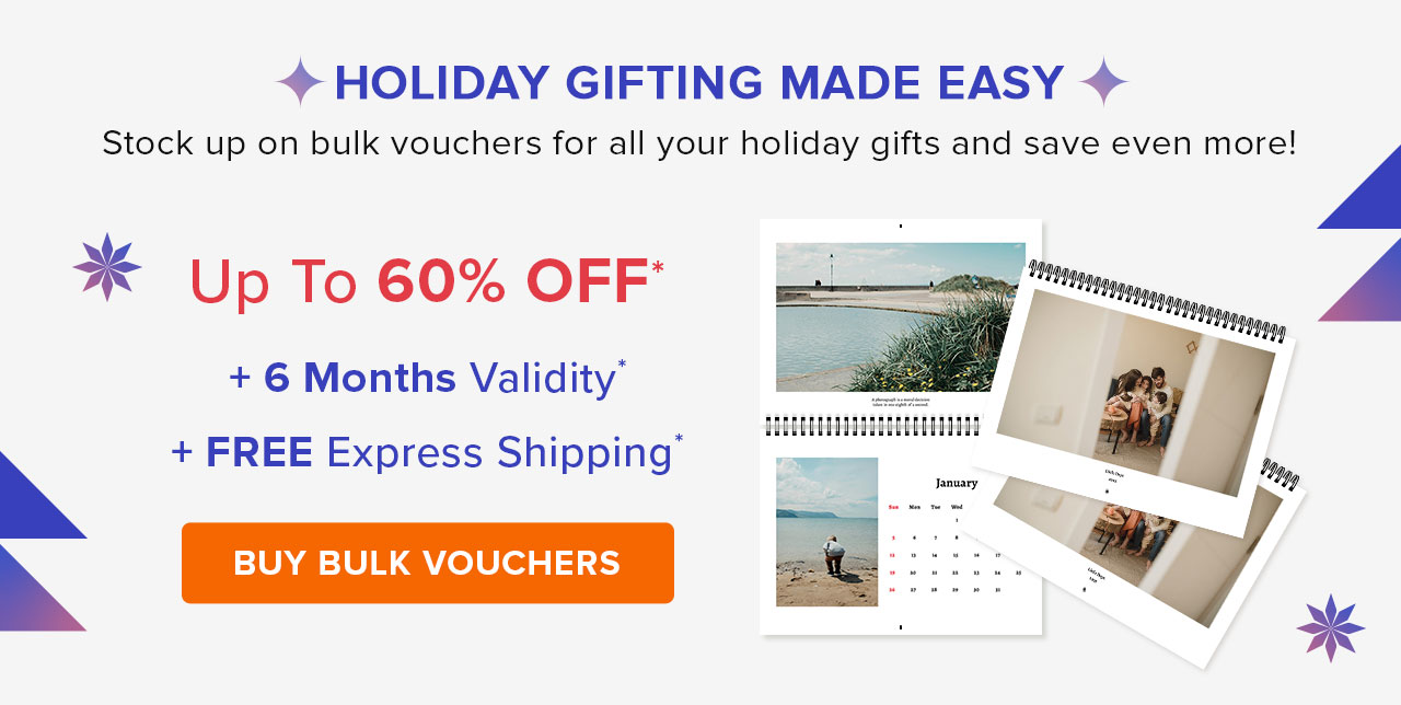 UP TO 60% OFF + 6 MONTHS VALIDITY + FREE STANDARD SHIPPING*