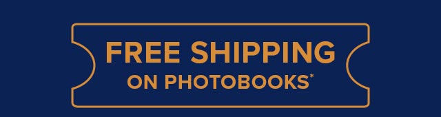 FREE SHIPPING ON PHOTOBOOKS
