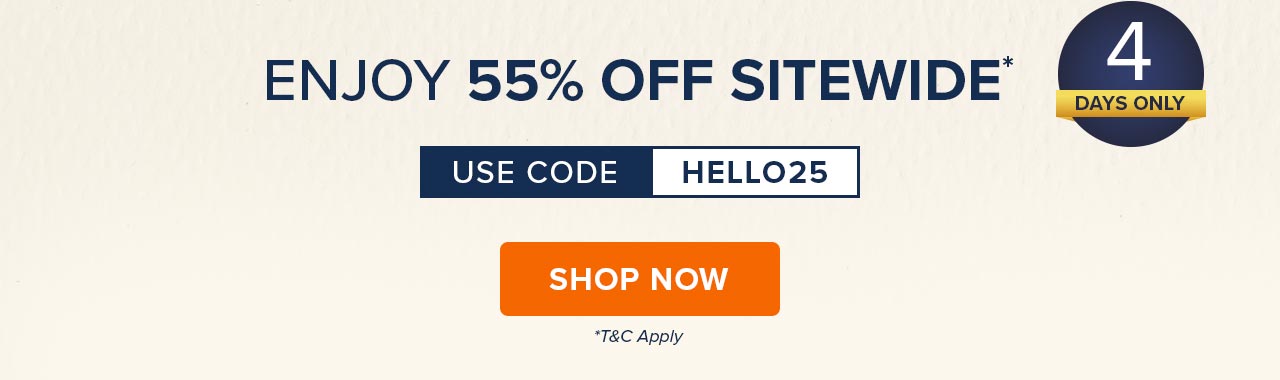 ENJOY 60% OFF | SHOP NOW