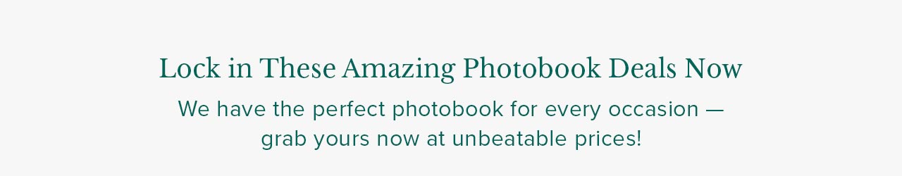 Lock in These Amazing Photobook Deals Before They Disappear