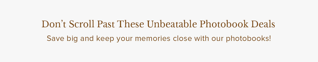 Don't Scroll Past These Unbeatable Photobook Deals