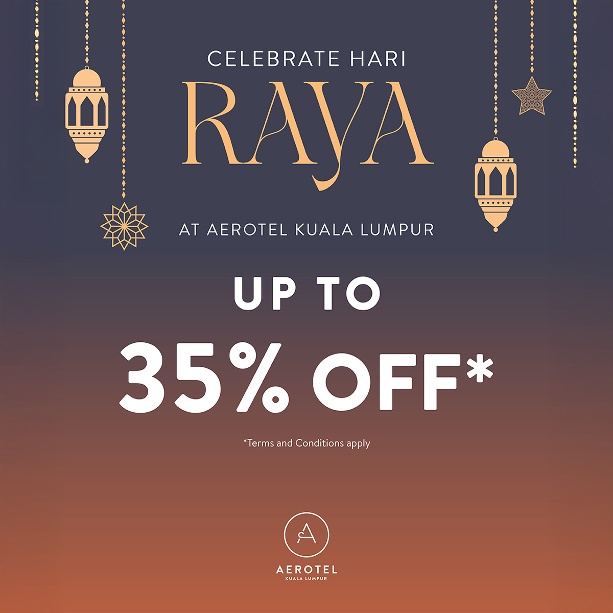 Celebrate Hari Raya at Aerotel Kuala Lumpur