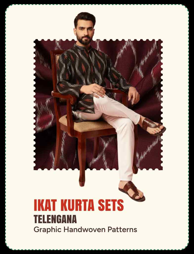 Ikat Kurta Sets